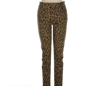 Zara leopard Skinny Jeans SZ8